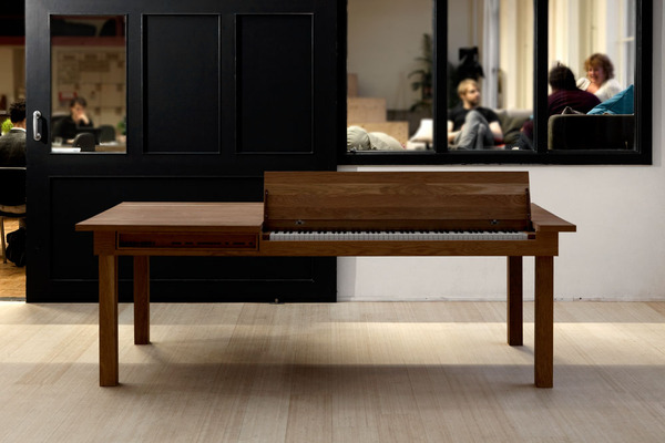 piano dining room table