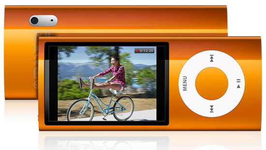 Apple iPod nano® 8GB (Orange) Digital music/photo/video player with curved  aluminum case at Crutchfield