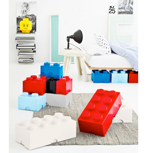 Storage Containers Designed As Lego Parts