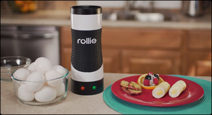 Kitchen Gadget - The Rollie Eggmaster Vertical Grill on Make a GIF