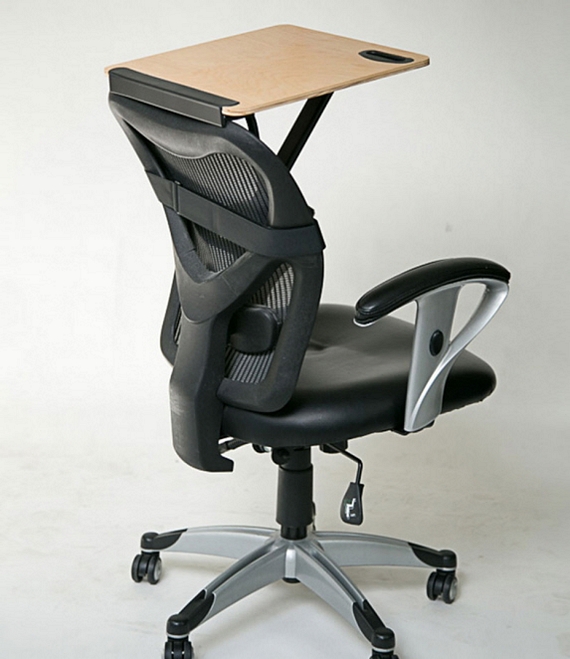 StorkStand: This Portable Tray Can Convert Office Chairs Into Standing  Tables