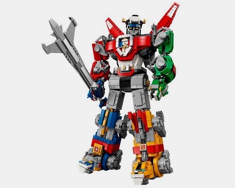 Men's Voltron: Defender Of The Universe Retro Robot Lions