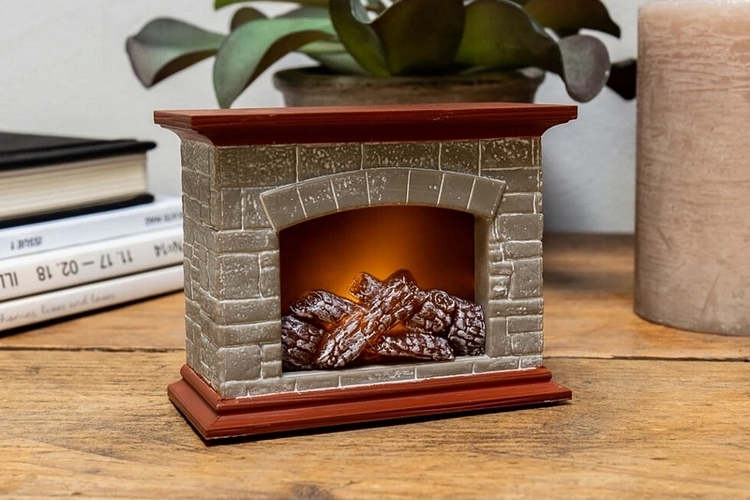 Mini Yule Log Fireplace - Unique Gifts - Running Press — Perpetual Kid