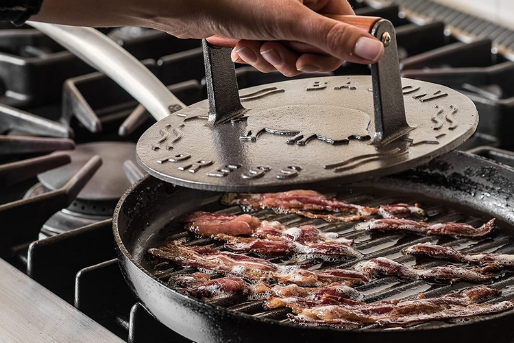 Gotham Steel Bacon Bonanza Large Baking Pan with Rack for Crispy Bacon +  Crisper Tray for Bacon with Grease Catcher, Nonstick Bacon Cooker for Oven  /