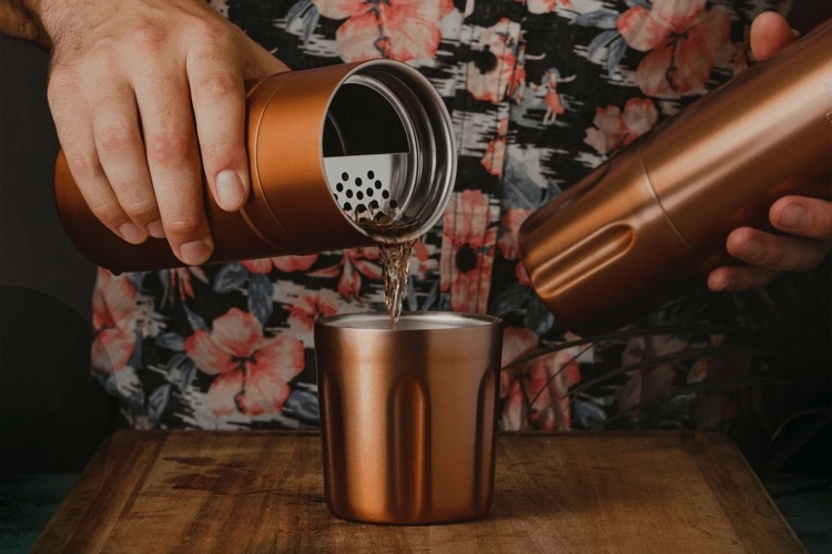 High Camp Insulated Highball Shaker Lets You Take and Shake Cocktails  Anywhere